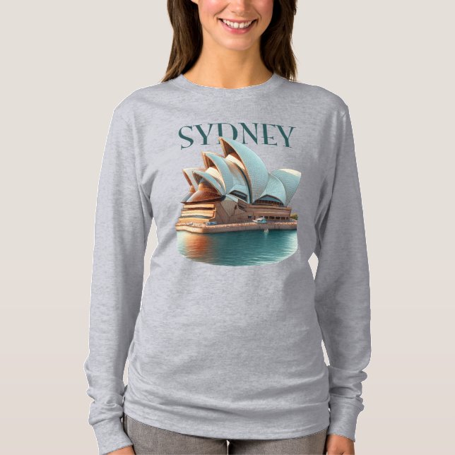 Camiseta Casa da Ópera de Sydney Austrália (Frente)