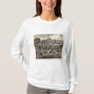 Camiseta Casa da opinião do lago no parque de Asbury, NJ