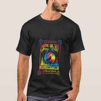 Camiseta Casa Das Mulheres Da Cinza Wolf Yellowstone Nation
