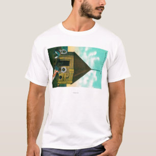 Camiseta Casa de bloco do russo em St Michael, Alaska