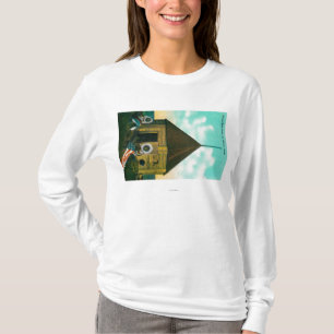 Camiseta Casa de bloco do russo em St Michael, Alaska