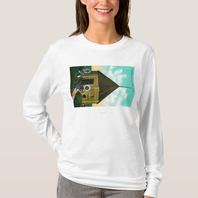 Camiseta Casa de bloco do russo em St Michael, Alaska (Frente)