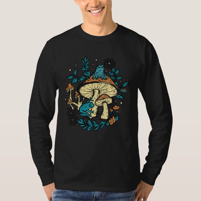 Camiseta Casa de Campo de Rãs e Cogumelos (Frente)