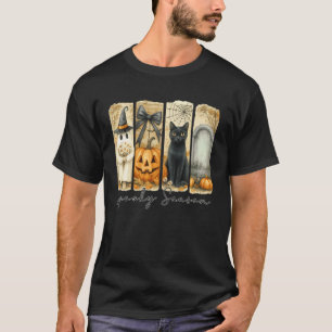 Camiseta Casa de Campo de Temporada Assustadora Gato Fantas