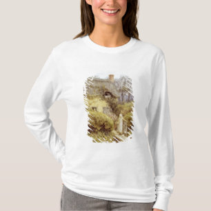 Camiseta Casa de campo perto da água fresca