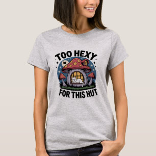 Camiseta Casa de Cogumelo ao Luar Cottagecore da Gata Mal