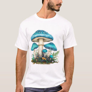 Camiseta Casa de Cogumelo Cottagecore | Vinil Floresta Capr