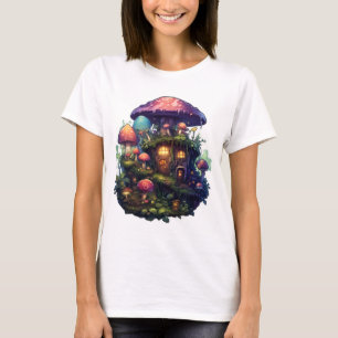 Camiseta Casa de cogumelos mágicos