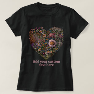 Camiseta Casa de desenhos florais, Amante de Flores