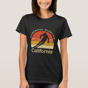 Camiseta Casa de esqui vintage Homewood Mountain Califórnia
