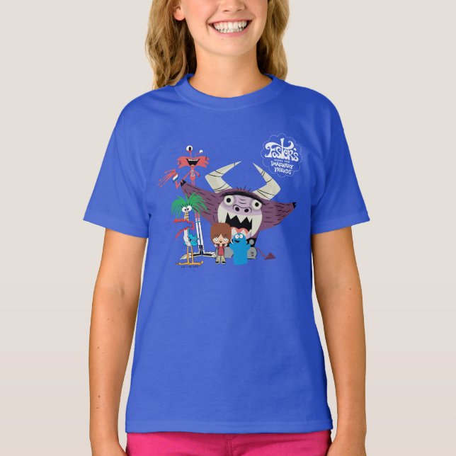 Camiseta Casa de Foster para Amigos Imaginários | Bem-vindo (Frente)