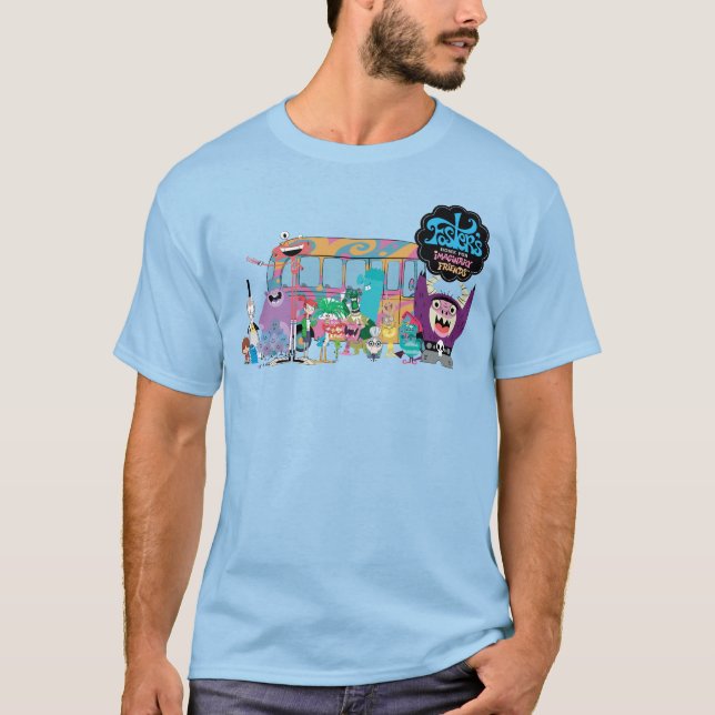 Camiseta Casa de Foster para Amigos Imaginários | Ônibus es (Frente)