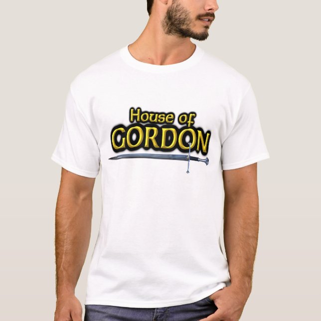 Camiseta Casa de Gordon Inspirou Escocês (Frente)