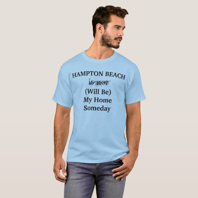 Camiseta CASA DE HAMPTON BEACH Algum Dia (Frente Completa)