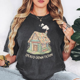 Camiseta Casa de Livros Caprichosa "Ficção Localmente Culti