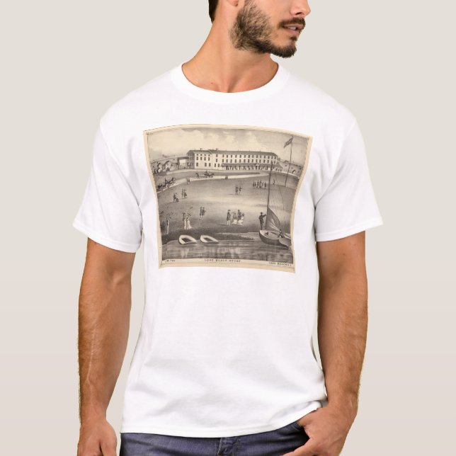 Camiseta Casa de Long Beach, Long Beach, NJ (Frente)