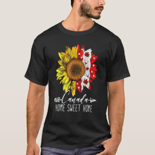 Camiseta Casa Dia do Canadá Bordo Girassol 1º de julho Inde