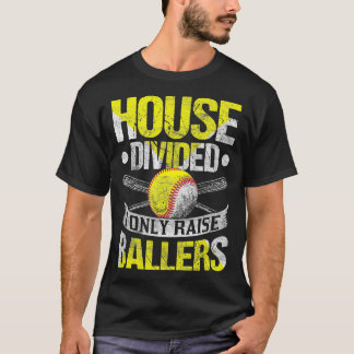 Camiseta Casa Dividida Eu Só Levanto Ballers Engraçado Soft