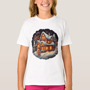 Camiseta Casa do Homem do Gingerpão de Natal