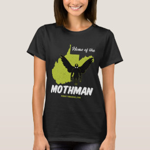 Camiseta Casa do Mothman Virgínia Ocidental Estado do Cr Am