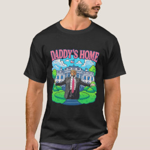 Camiseta Casa do Papai Casa Branca 2025 Presidente Trump 2