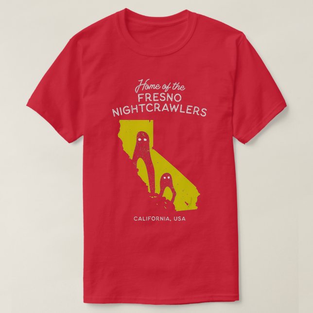 Camiseta Casa dos Arrastões-Noites Fresno Califórnia EUA (Frente do Design)