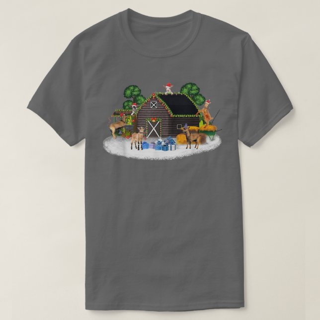Camiseta Casa dos Caprinos de Natal - Inverno - Natal - Nev (Frente do Design)