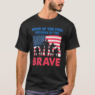 Camiseta Casa Dos Livres Por Causa Do Bravo 4 De Julho