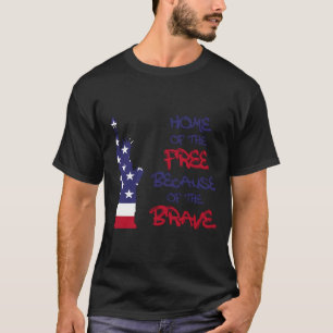 Camiseta Casa dos livres por causa do sinal corajoso