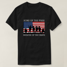Camiseta Casa dos livres por causa dos corajosos