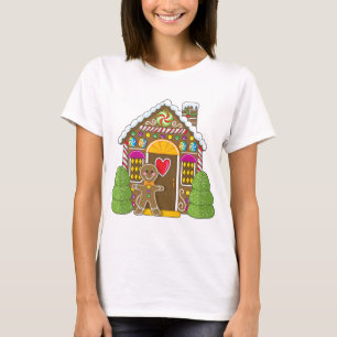 Camiseta Casa e homem de pão-de-espécie