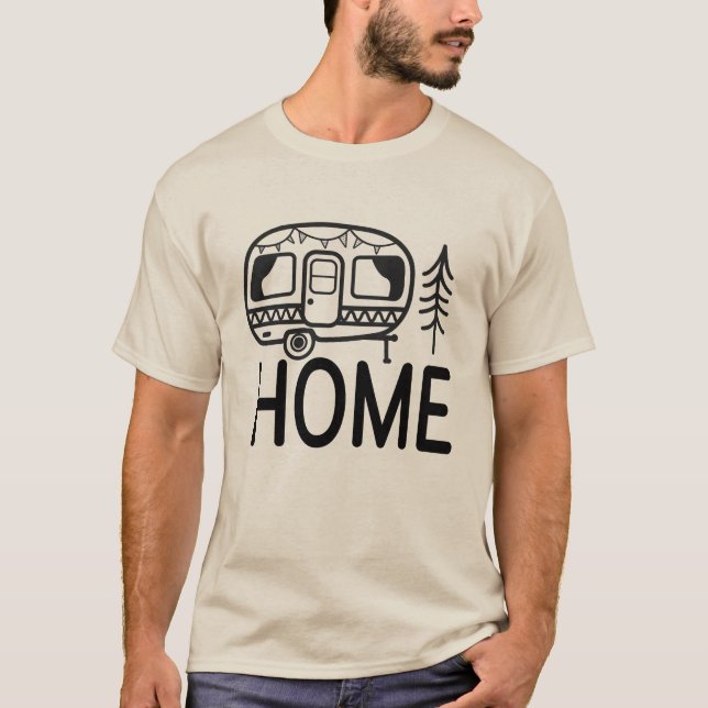 Camiseta - Casa é o Meu Lugar Feliz (Frente)