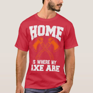 Camiseta Casa É Onde Meu Ax Está Clássico