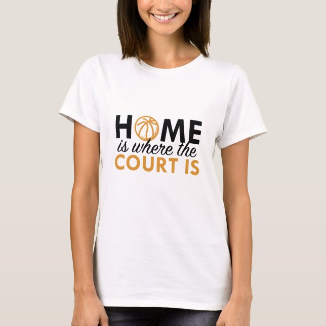 Camiseta Casa É Onde O Tribunal Está (Frente)