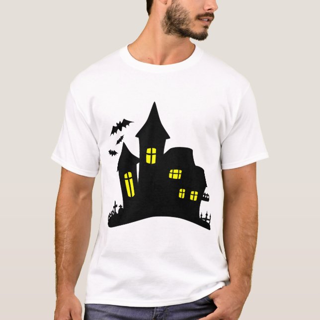 Camiseta Casa Encantada Assombrada Halloween (Frente)