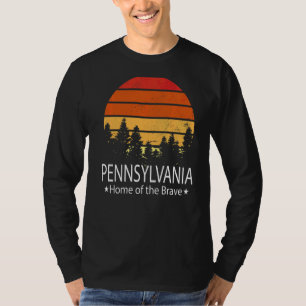 Camiseta Casa Estadual Da Pensilvânia Do Brave Pensilvânia
