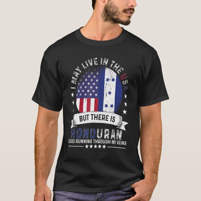 Camiseta Casa hondurenha americana no Patriot American Hond (Frente)