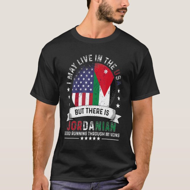Camiseta Casa jordaniana americana no Patriot American Jor (Frente)