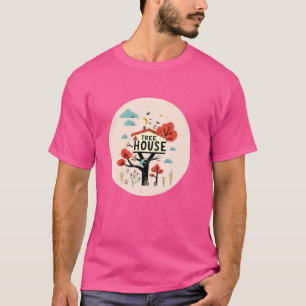 Camiseta Casa na Árvore Divertida