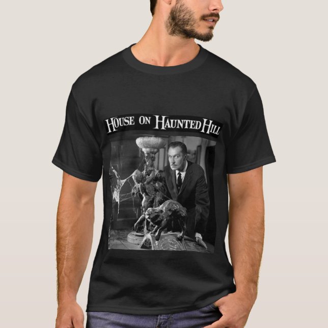 Camiseta Casa no monte assombrado - Vincent Price (Frente)