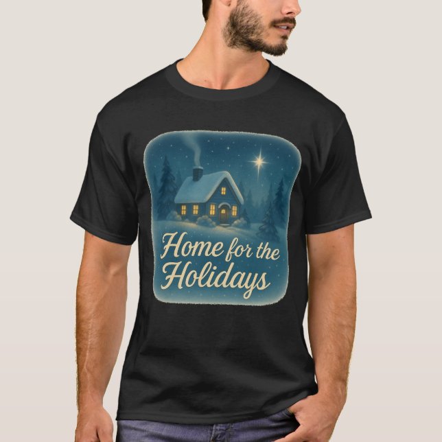 Camiseta  Casa para as Festas (Frente)
