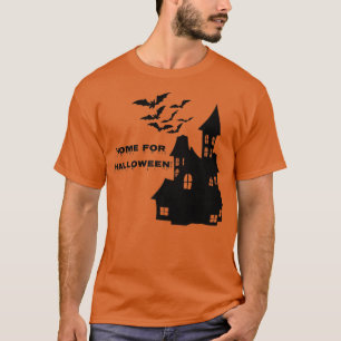 Camiseta Casa Para O Halloween, Casa Assombrada, Hallowee L