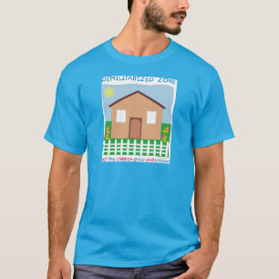 Camiseta Casa segura Zona desmilitarizada salvar as crianç