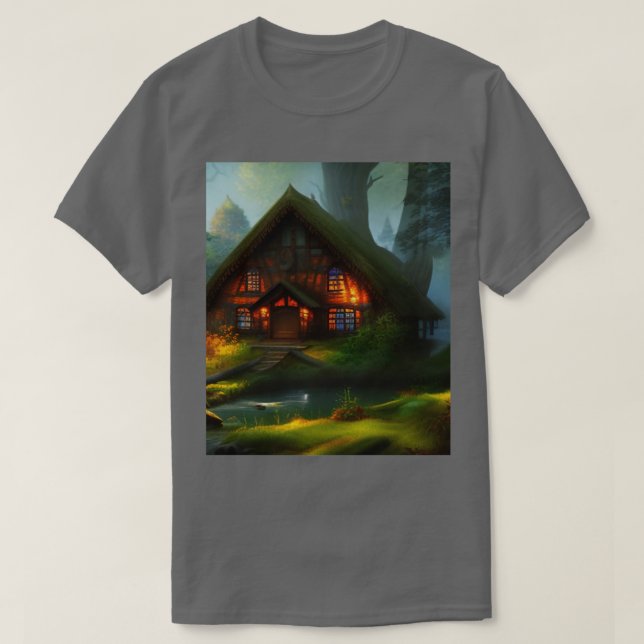 Camiseta casa verde (Frente do Design)