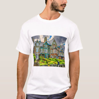Camiseta Casa vitoriana em Keswick pintada em aquarela