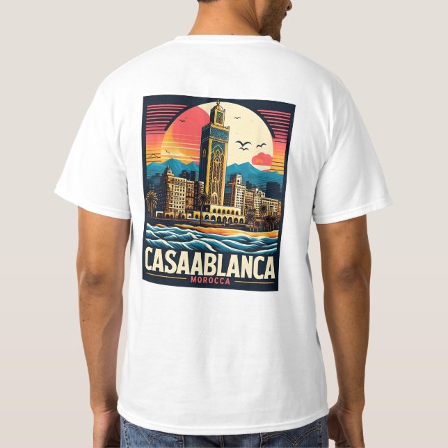 Camiseta Casablanca Cityscape (Verso)