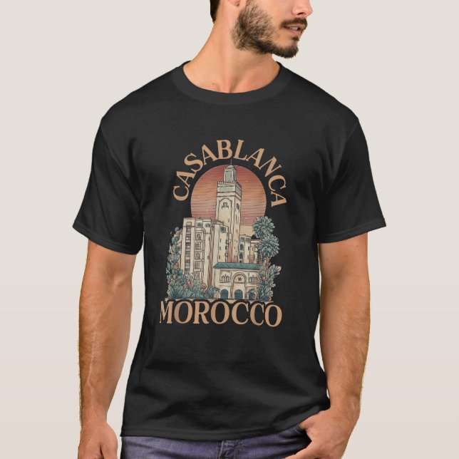 Camiseta cásablanca marrocos (Frente)