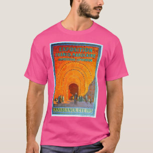 Camiseta Casablanca Marrocos - 1915 - Viagens vintage