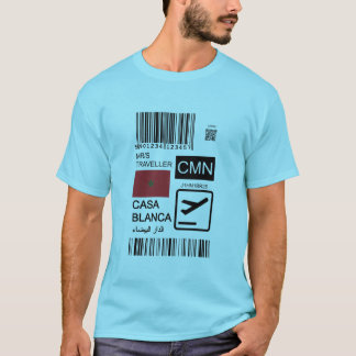 Camiseta Casablanca travel ticket