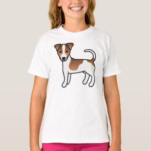 Camiseta Casaco Branca E Suave Jack Russell Terrier Dog